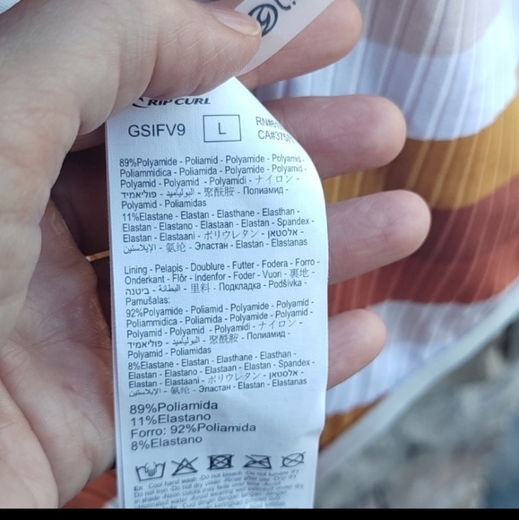 RIP Curl Premium Surf Cheeky One-Piece Bathing Suit Large NWT - Picture 10 of 10